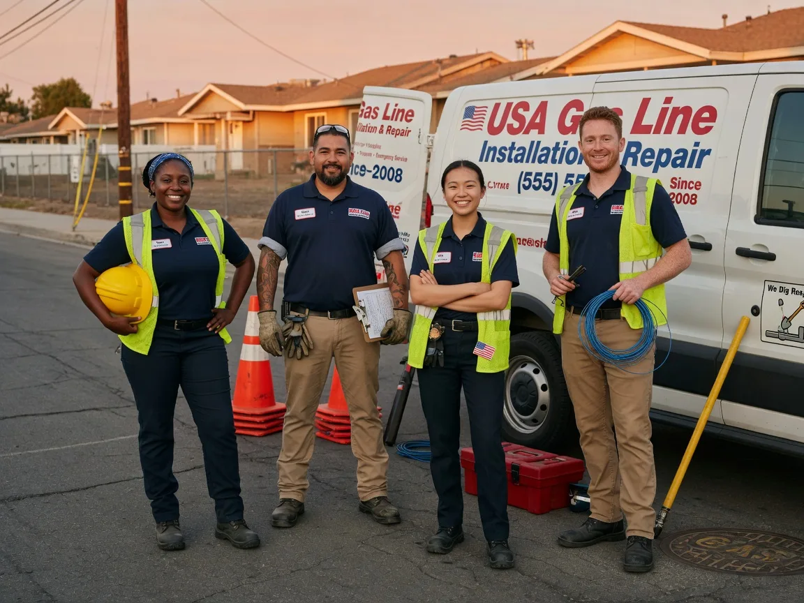 Gas Line Installation company in Saxis, VA